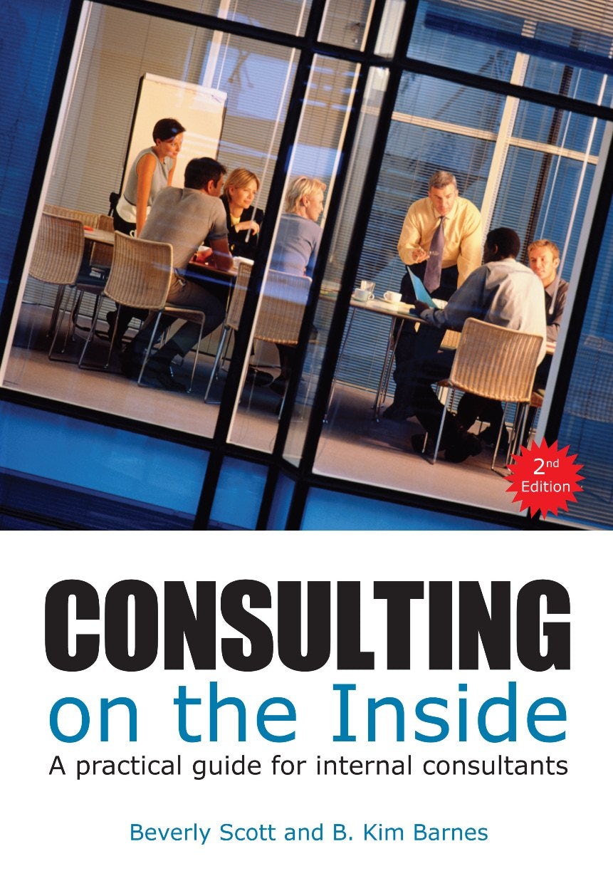 Book cover image for Consulting on the Inside, 2nd ed. ISBN: 9781562867454